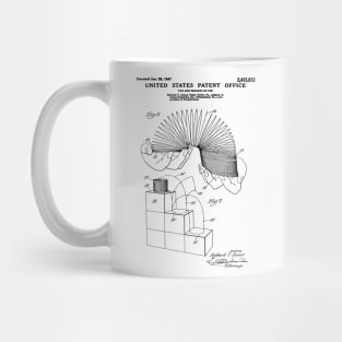 Slinky Patent Black Mug